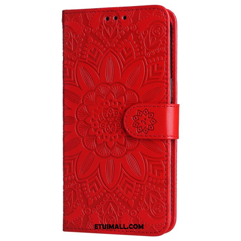 Etui Folio Do Samsung Galaxy S24 5g Ekstrawagancka Mandala Z Paskiem