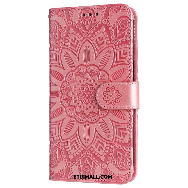 Etui Folio Do Samsung Galaxy S24 5g Ekstrawagancka Mandala Z Paskiem