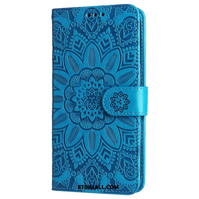 Etui Folio Do Samsung Galaxy S24 5g Ekstrawagancka Mandala Z Paskiem