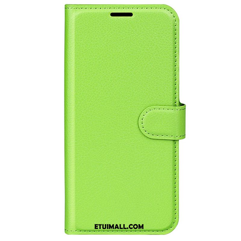 Etui Folio Do Samsung Galaxy S24 5g Sztuczna Skóra Liczi