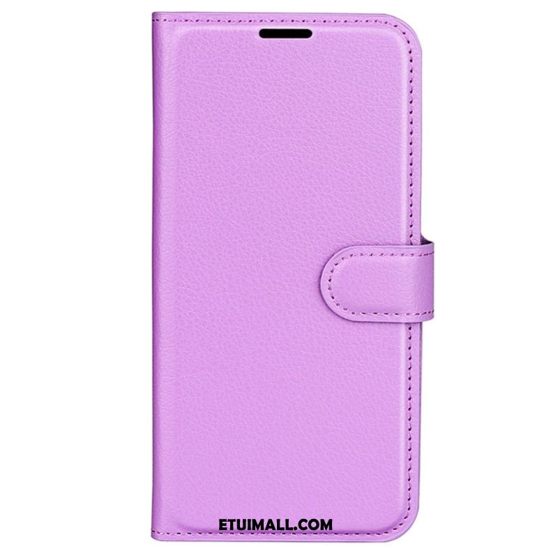 Etui Folio Do Samsung Galaxy S24 5g Sztuczna Skóra Liczi