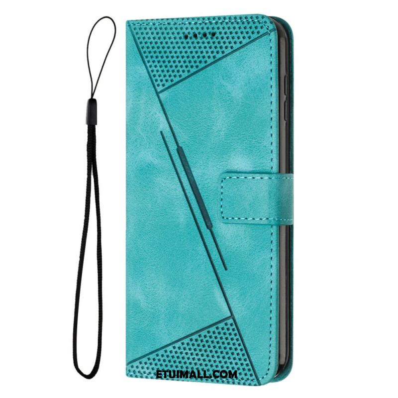 Etui Folio Do Samsung Galaxy S24 5g Wzór Geometryczny