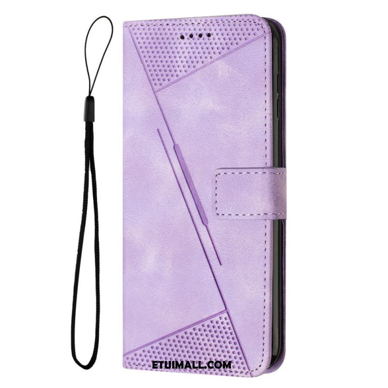 Etui Folio Do Samsung Galaxy S24 5g Wzór Geometryczny