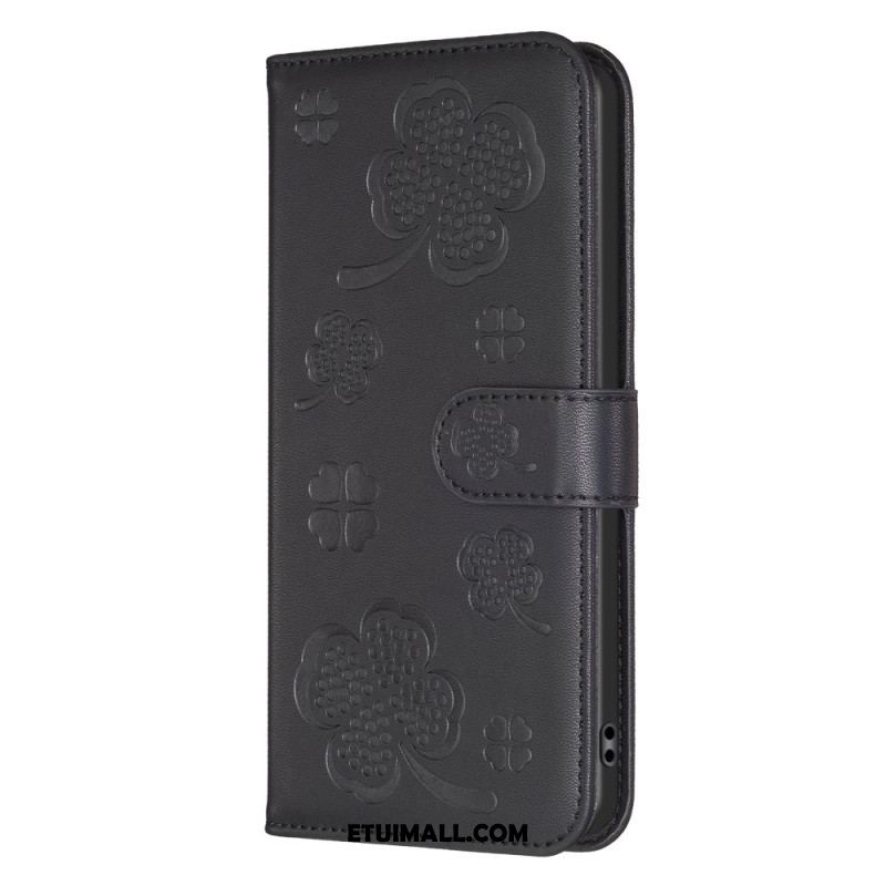 Etui Folio Do Samsung Galaxy S24 5g Wzór Koniczyny