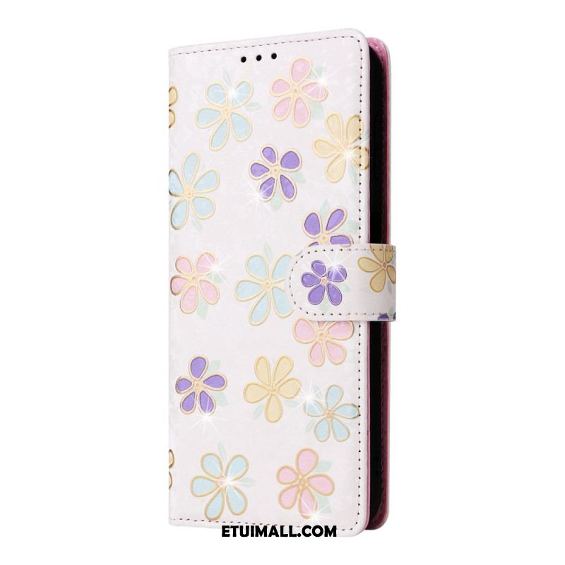 Etui Folio Do Samsung Galaxy S24 Fe Fleurette Blokujące Rfid