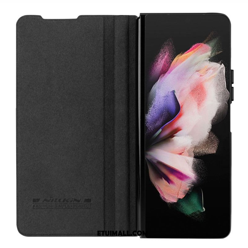 Etui Folio Do Samsung Galaxy Z Fold 5 Imitacja Skóry Nillkin