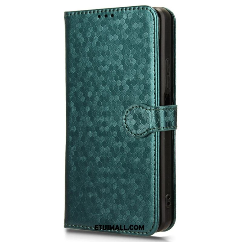 Etui Folio Do Sony Xperia 1 Vi Błyszczące Kropki Z Paskiem