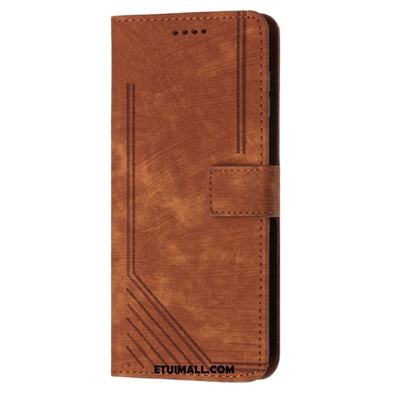 Etui Folio Do Sony Xperia 10 Vi Linie Paska