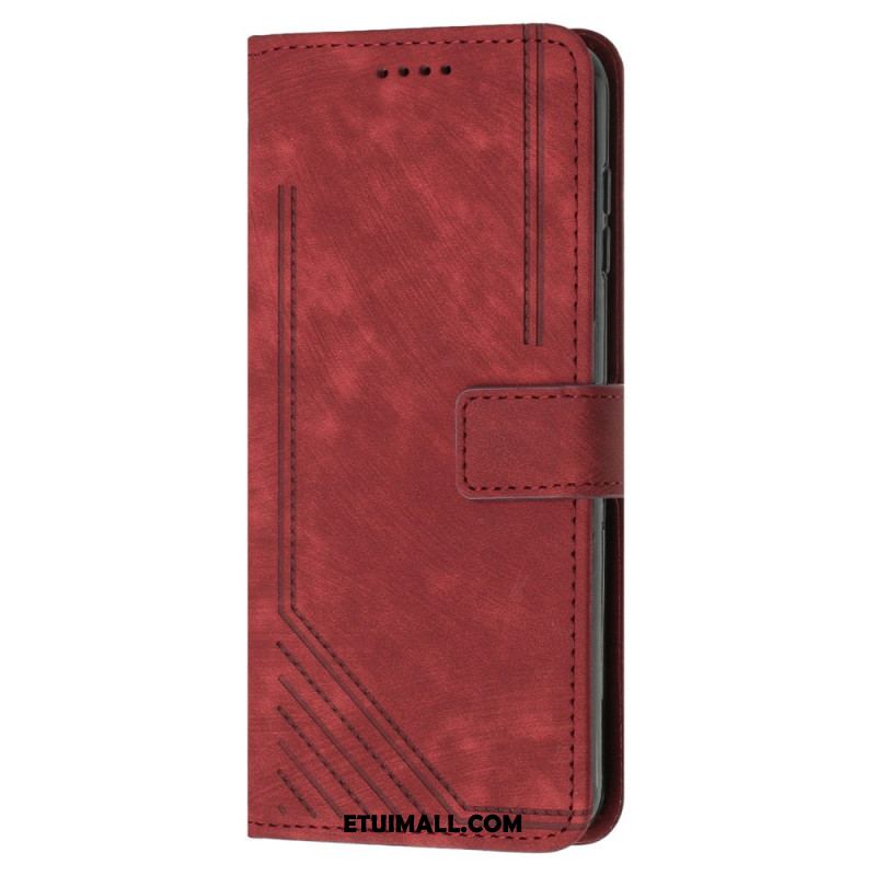 Etui Folio Do Sony Xperia 10 Vi Linie Paska