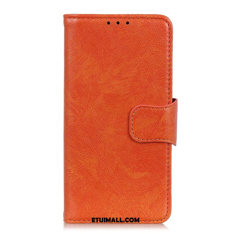 Etui Folio Do Sony Xperia 10 Vi Teksturowana Skóra Nappa