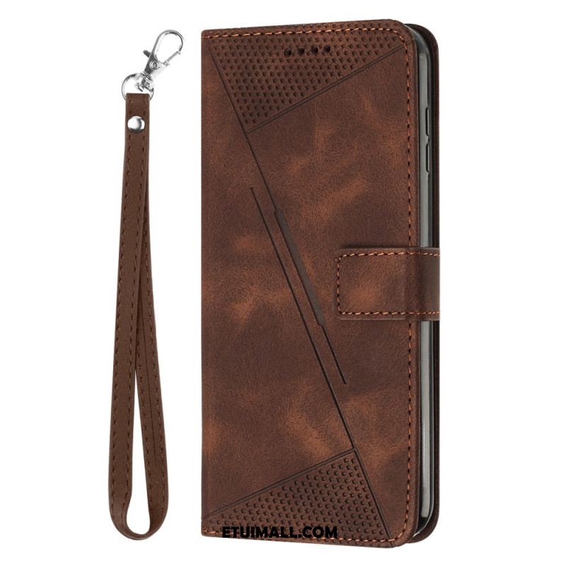 Etui Folio Do Sony Xperia 10 Vi Trójkąt Paska