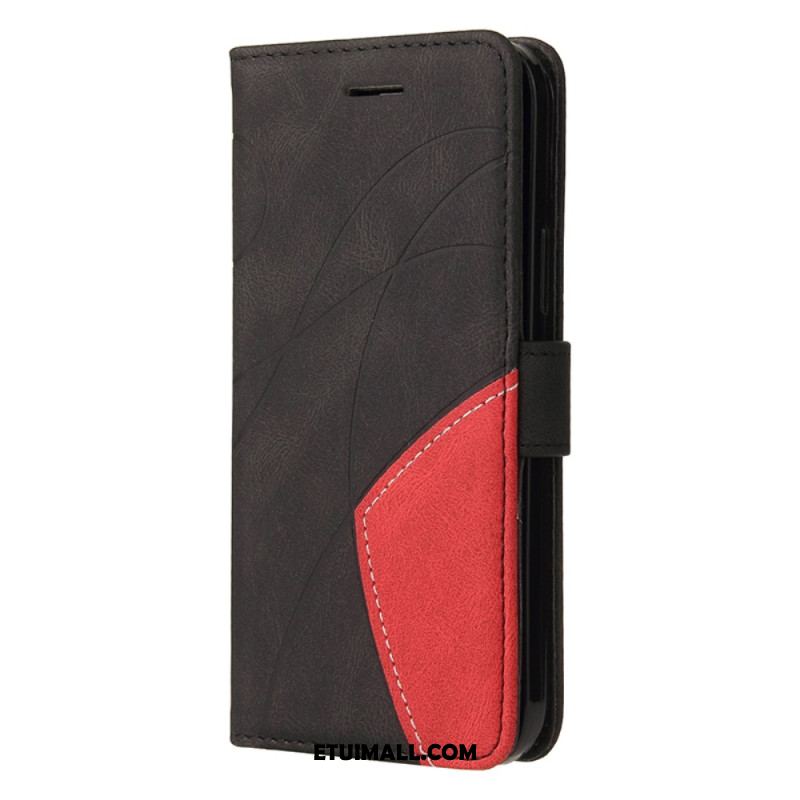 Etui Folio Do Xiaomi 14 Linie Dwukolorowe