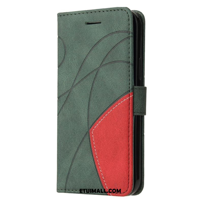 Etui Folio Do Xiaomi 14 Linie Dwukolorowe