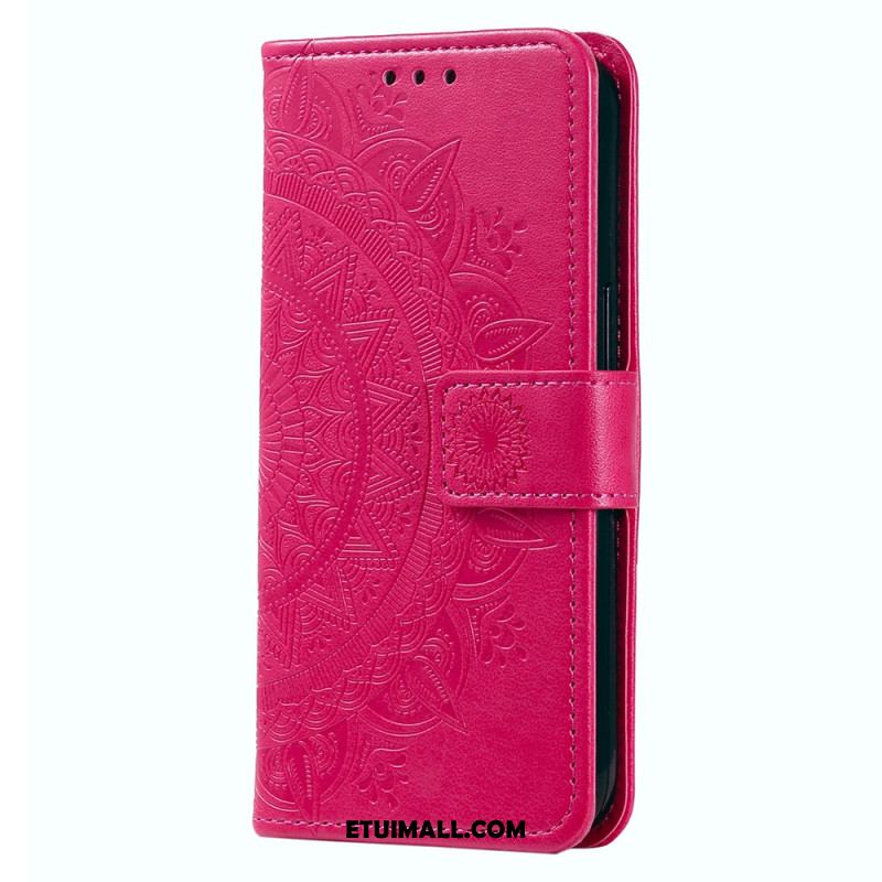 Etui Folio Do Xiaomi 14 Pro Mandala Słońce Z Paskiem