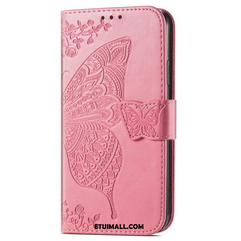 Etui Folio Do Xiaomi 14t Pro Barokowy Motyl