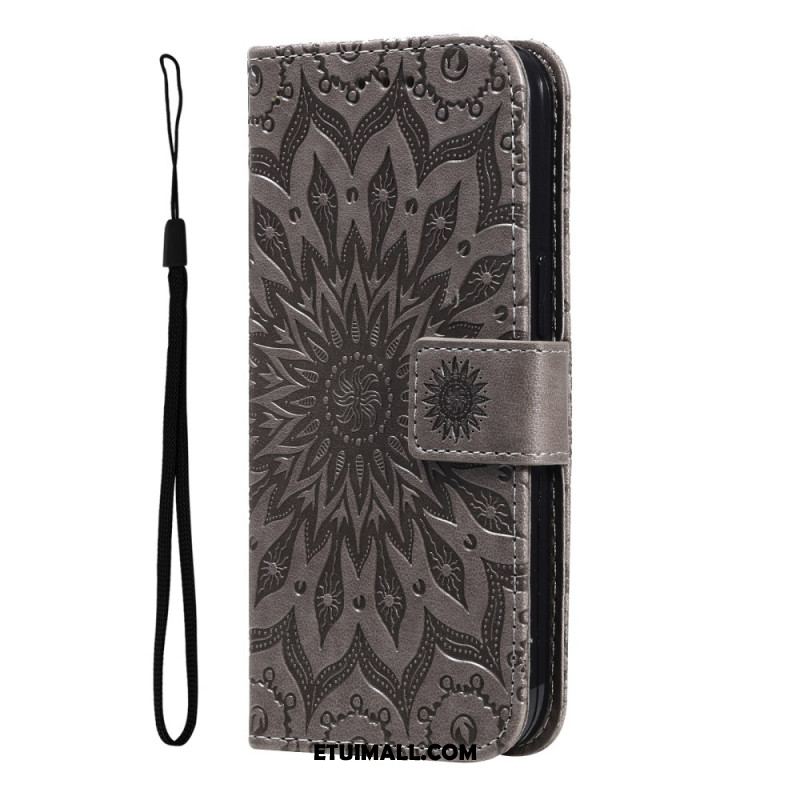 Etui Folio Do Xiaomi 14t Pro Mandala Z Paskiem