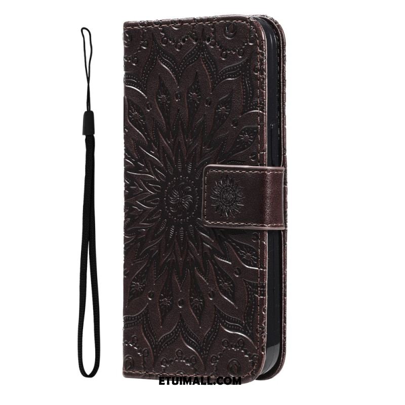 Etui Folio Do Xiaomi 14t Pro Mandala Z Paskiem