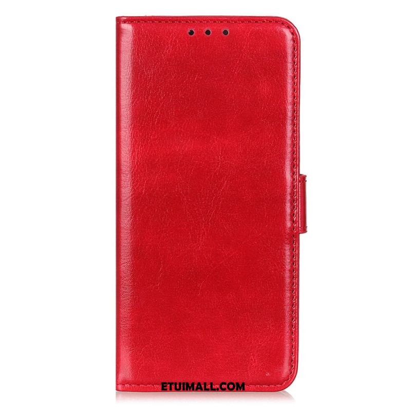 Etui Folio Do Xiaomi 14t Woskowana Imitacja Skóry