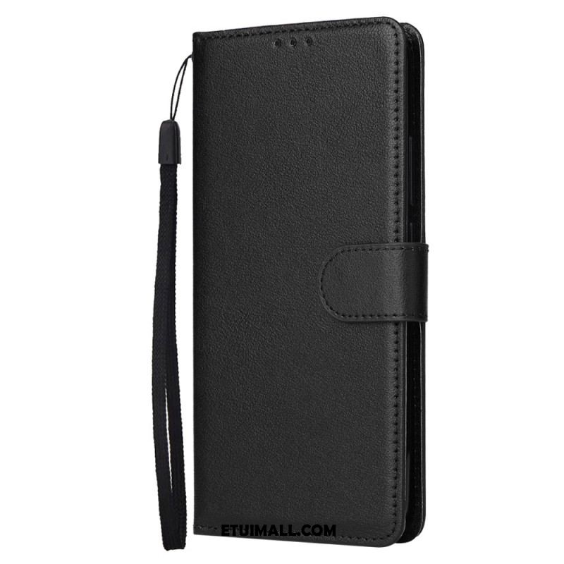 Etui Folio Do Xiaomi Redmi Note 13 5g Gładki Z Paskiem