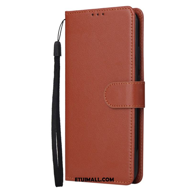 Etui Folio Do Xiaomi Redmi Note 13 5g Gładki Z Paskiem