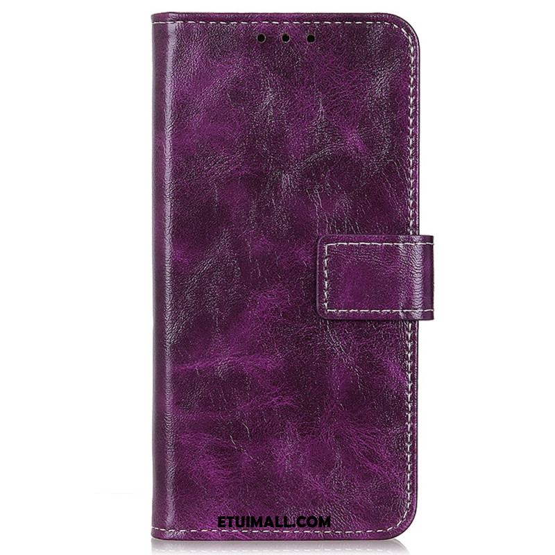 Etui Folio Do Xiaomi Redmi Note 13 5g Tekstura Lakierowana