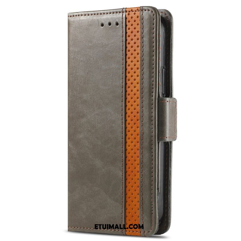 Etui Folio Do Xiaomi Redmi Note 13 5g Vintage Z Blokadą Rfid Caseneo