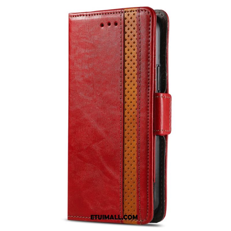 Etui Folio Do Xiaomi Redmi Note 13 5g Vintage Z Blokadą Rfid Caseneo