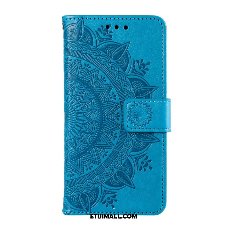 Etui Folio Do Xiaomi Redmi Note 13 Pro 5g Mandala Słońce Z Paskiem