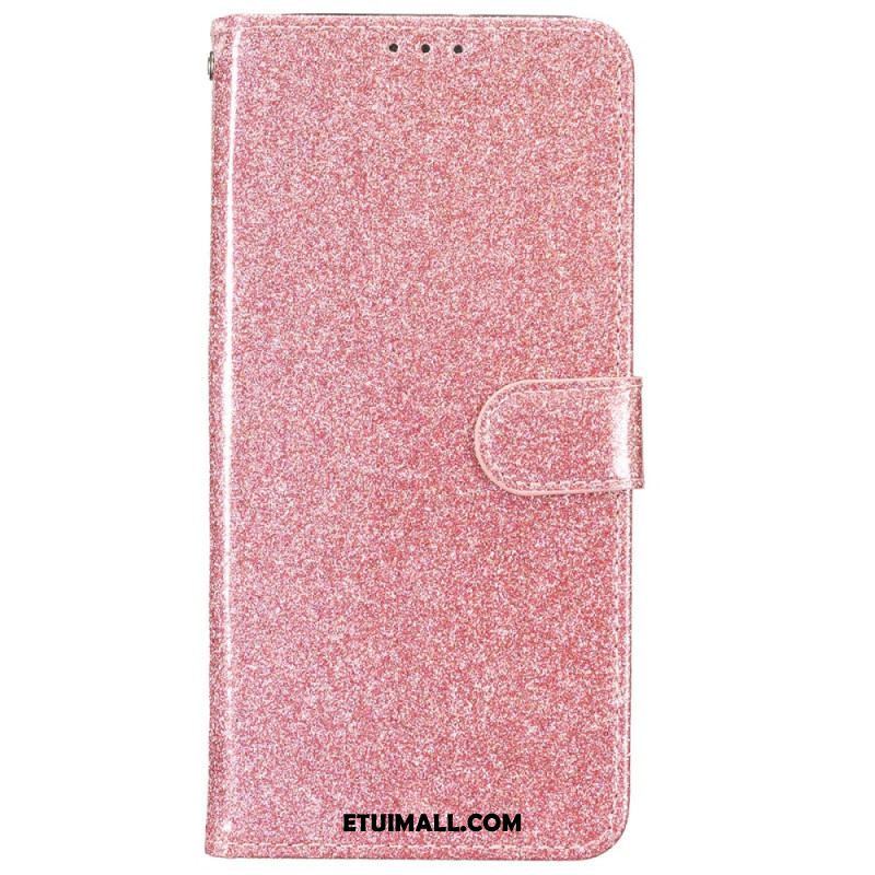 Etui Folio Do iPhone 16 Cekiny Z Paskami