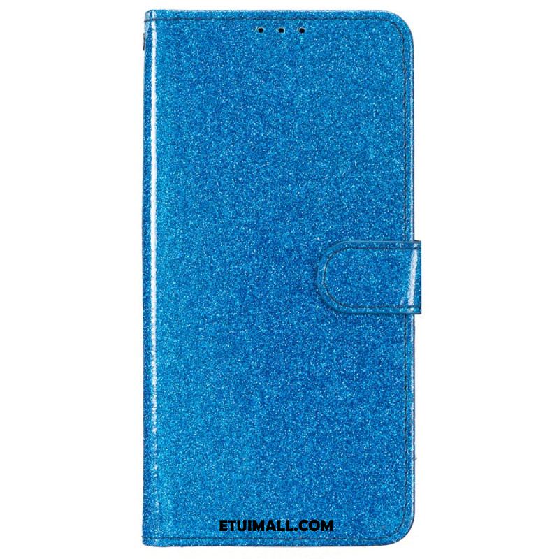 Etui Folio Do iPhone 16 Cekiny Z Paskami