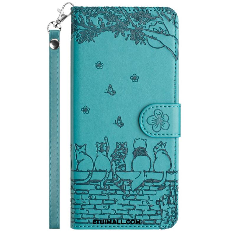 Etui Folio Do iPhone 16 Koty W Stringach