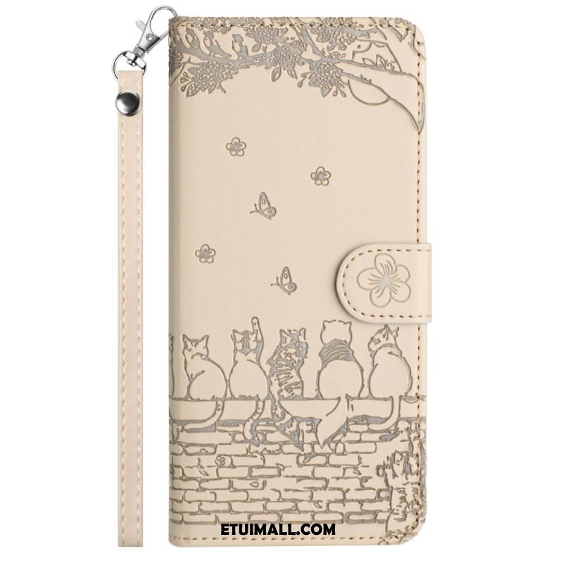 Etui Folio Do iPhone 16 Koty W Stringach