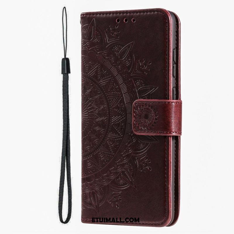 Etui Folio Do iPhone 16 Plus Mandala Słońce