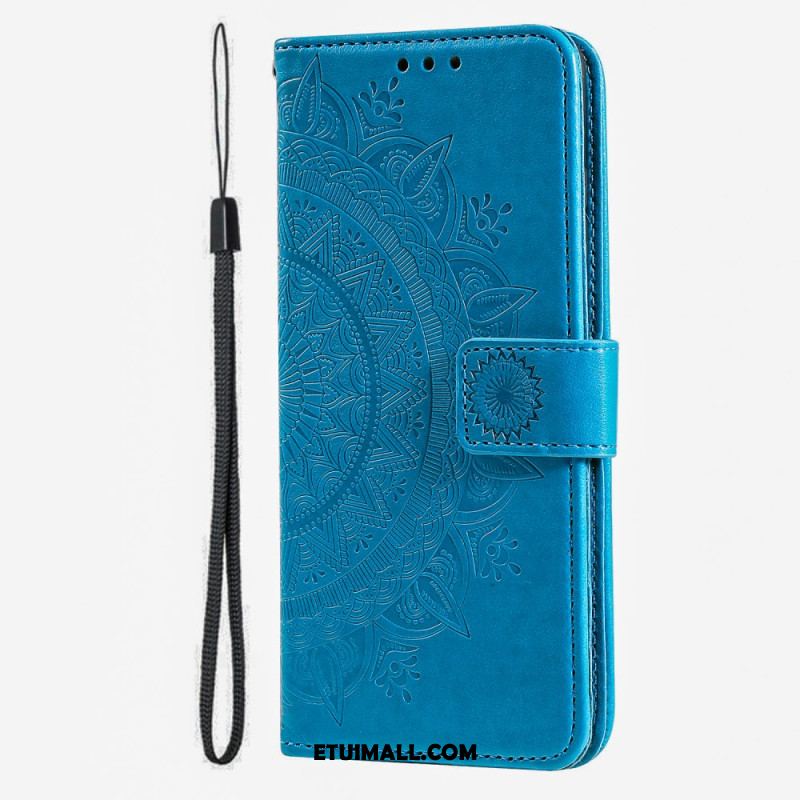 Etui Folio Do iPhone 16 Plus Mandala Słońce