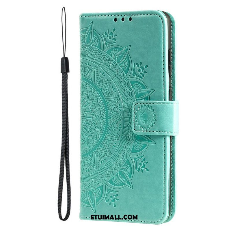 Etui Folio Do iPhone 16 Plus Mandala Słońce