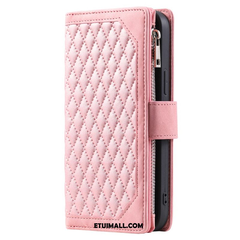 Etui Folio Do iPhone 16 Plus Pikowany Portfel