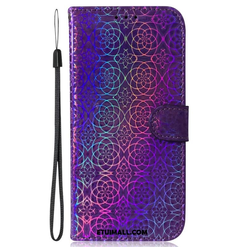 Etui Folio Do iPhone 16 Pro Styl Dyskotekowy