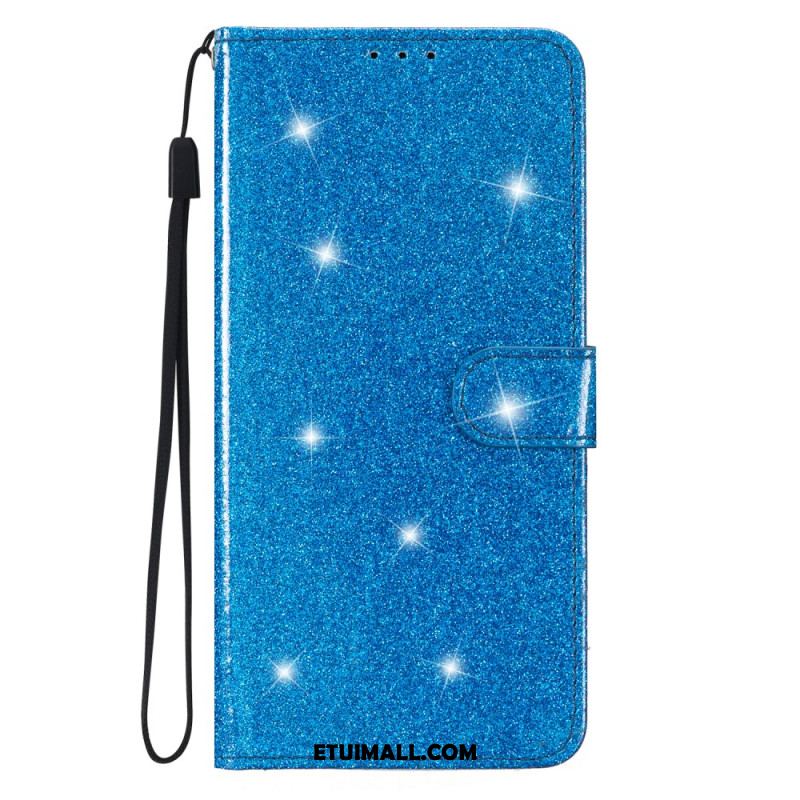 Etui Folio Google Pixel 8 Cekiny Z Paskami