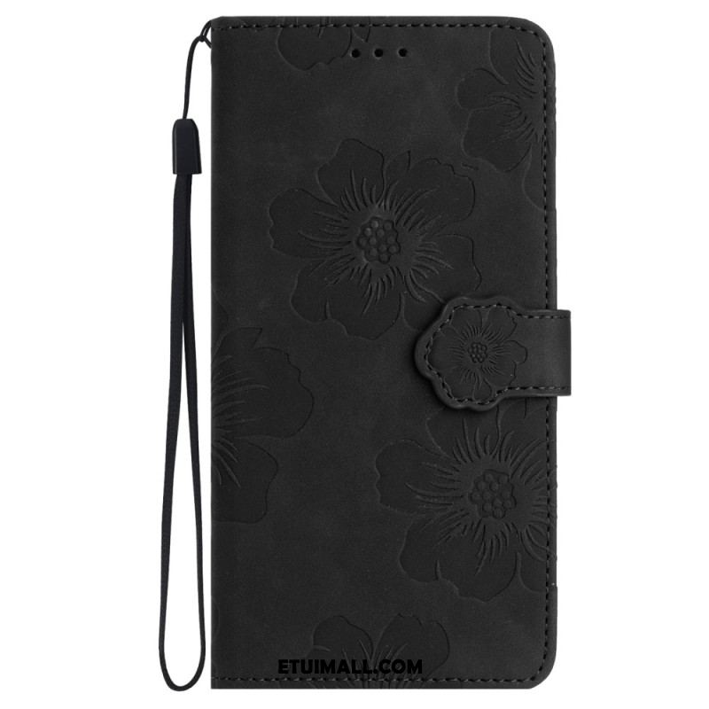 Etui Folio Google Pixel 8 Kwiatowy Nadruk