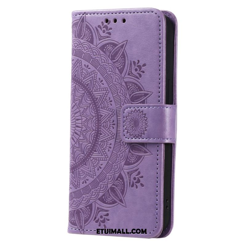 Etui Folio Google Pixel 8 Pro Mandala Z Paskiem Etui Ochronne