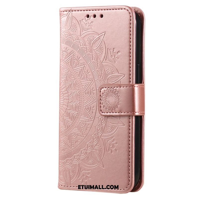 Etui Folio Google Pixel 8 Pro Mandala Z Paskiem Etui Ochronne