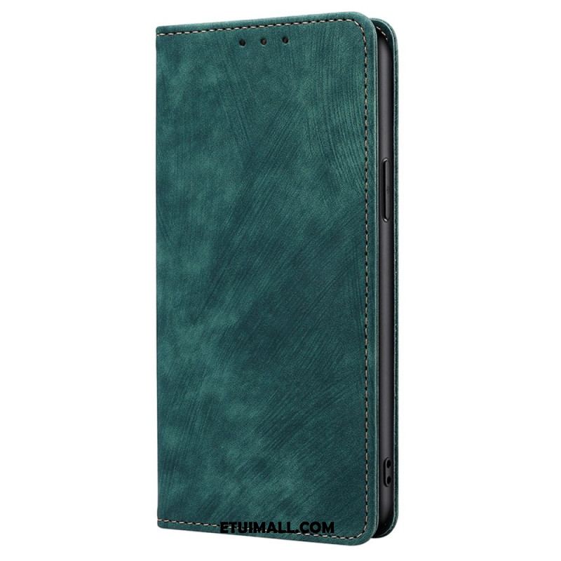 Etui Folio Huawei Nova 11 Pro Efekt Vintage Z Blokowaniem Rfid Etui Ochronne