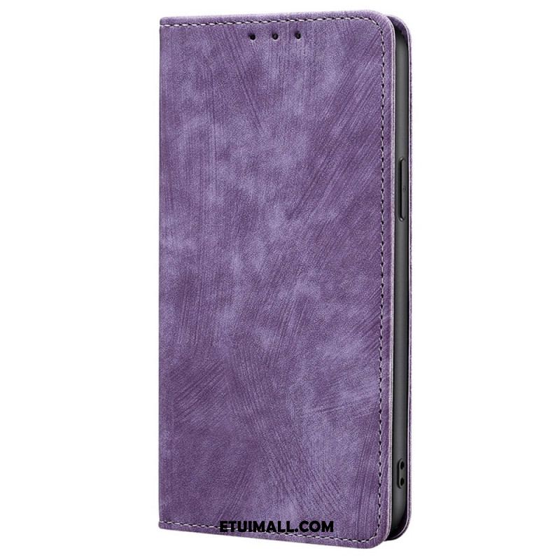 Etui Folio Huawei Nova 11 Pro Efekt Vintage Z Blokowaniem Rfid Etui Ochronne