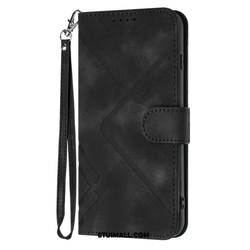 Etui Folio Oneplus 12 5g Styl Retro Z Paskiem