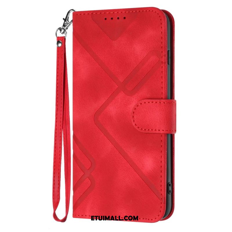 Etui Folio Oneplus 12 5g Styl Retro Z Paskiem