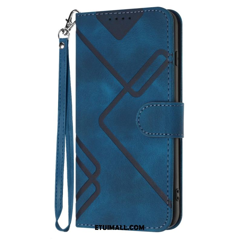 Etui Folio Oneplus 12 5g Styl Retro Z Paskiem