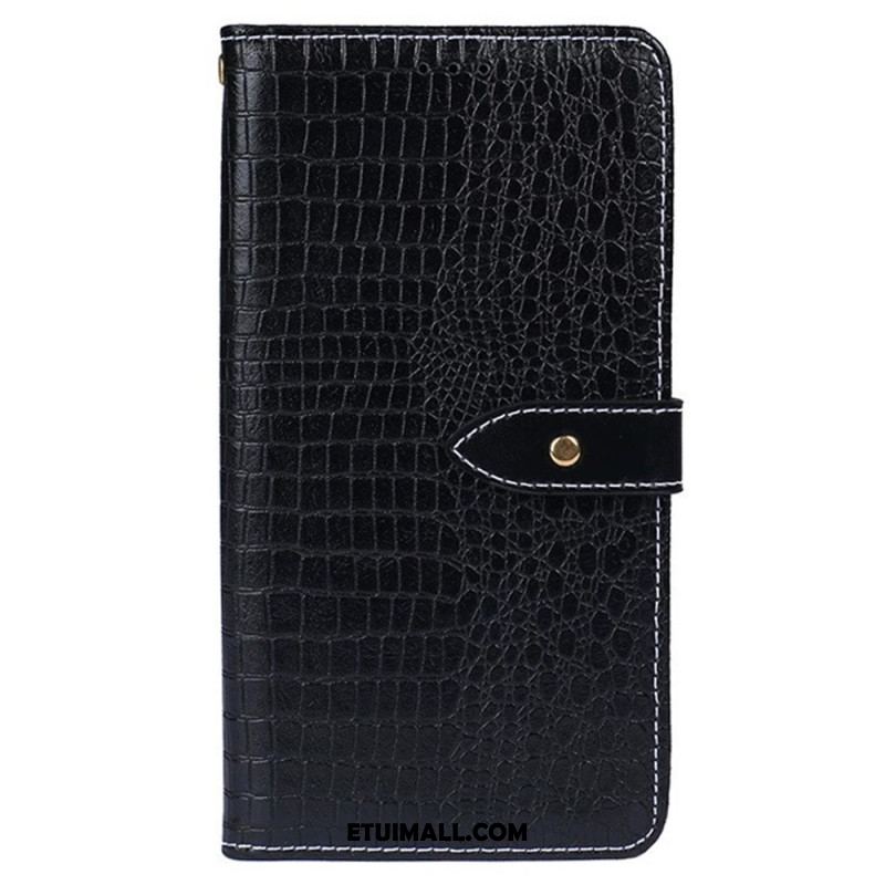 Etui Folio Oppo A98 5g Krokodyl Idewei Etui Ochronne