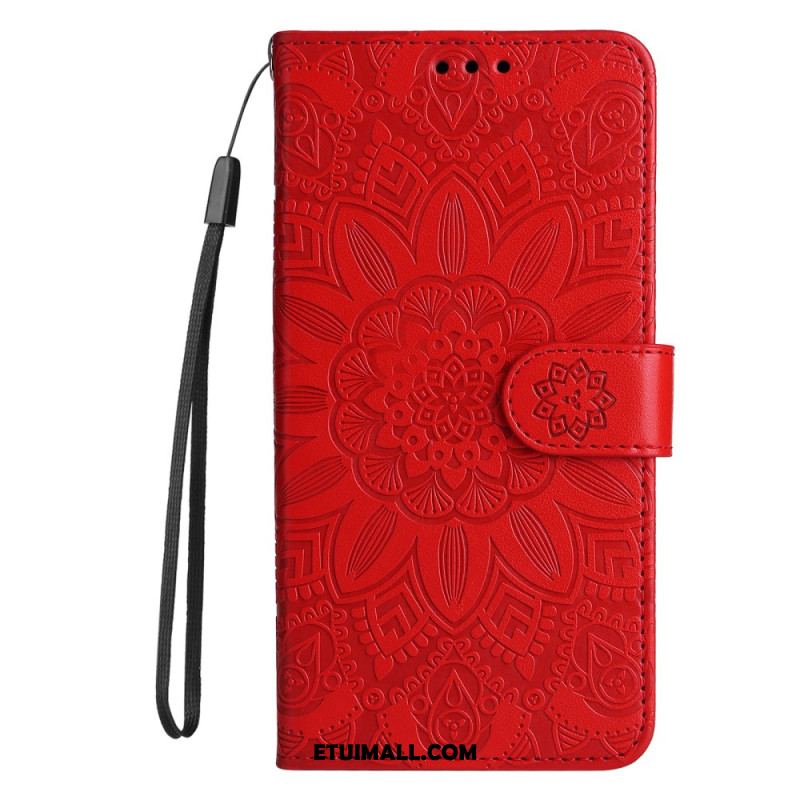 Etui Folio Oppo A98 5g Wzór Słonecznika