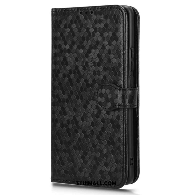 Etui Folio Oppo Reno 11 5g Błyszczące Kropki Z Paskiem