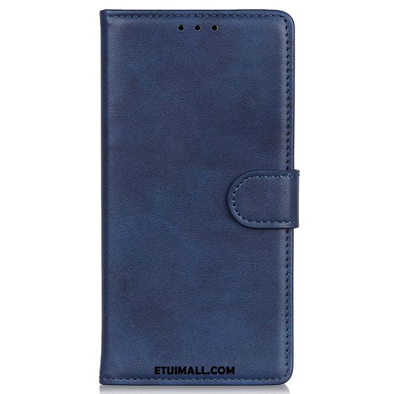 Etui Folio Oppo Reno 11 5g Matowa Sztuczna Skóra